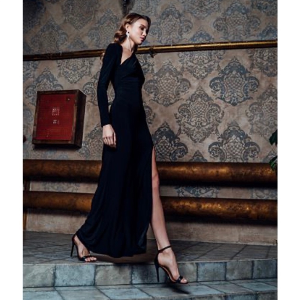 Betsy & Adam black dress